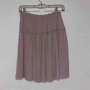 Light pink pleaded skirt